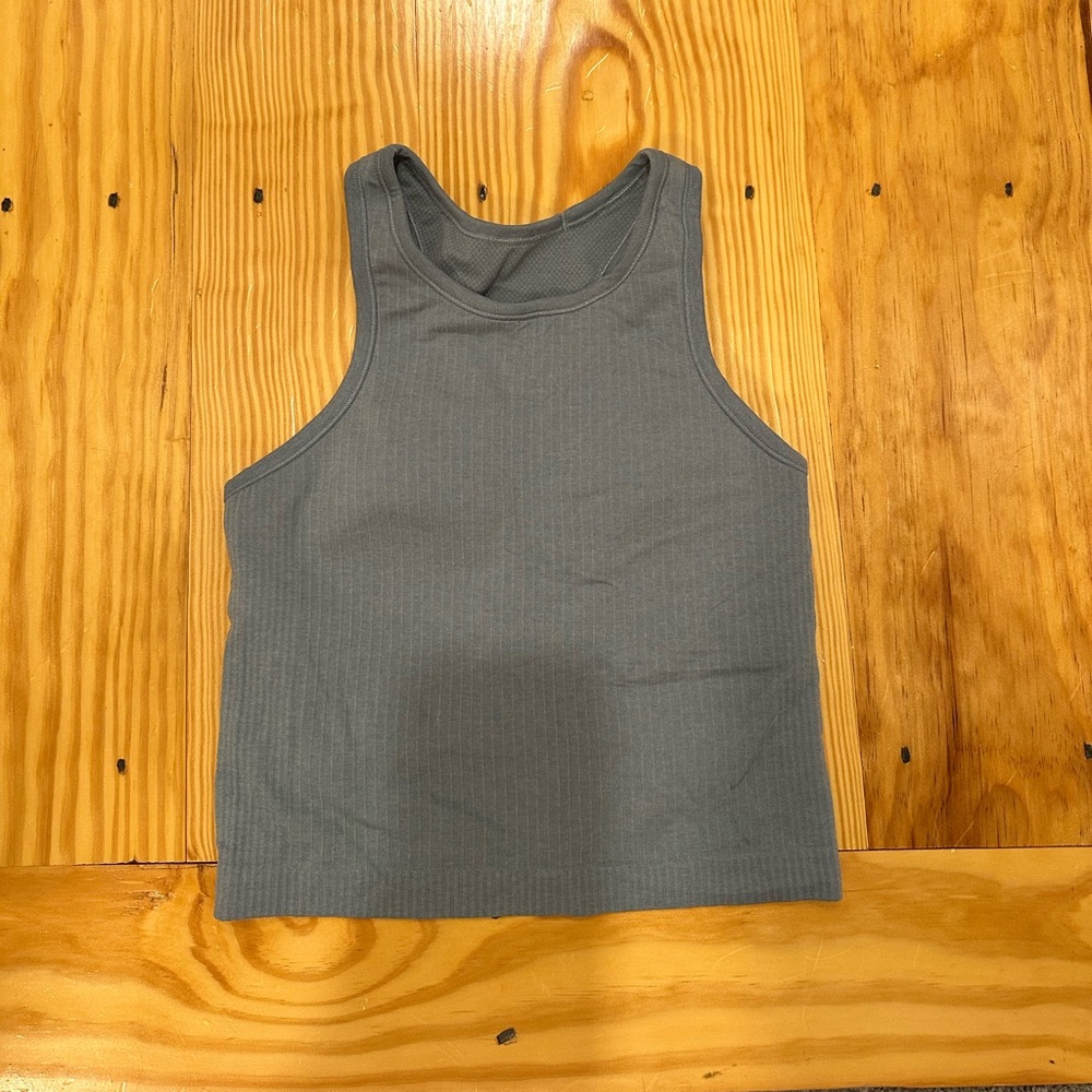 Lululemon Ebb to Street Cropped Racerback Tank Top